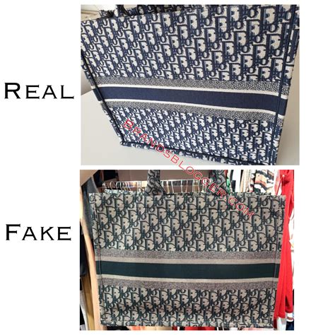 dior tote bag fake vs real|dior bag identification.